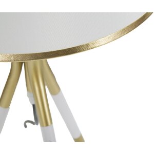 Stolná lampa Mauro Ferretti Triply E27 Ø 28x57 cm zlatá biela
