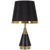 Stolná lampa Mauro Ferretti Blacky E27 Ø 28x50 cm čierna zlatá