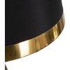 Stolná lampa Mauro Ferretti Blacky E27 Ø 28x50 cm čierna zlatá