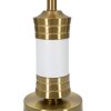 Stolná lampa Mauro Ferretti Whity E27 Ø 31x52 cm zlatá biela