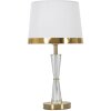 Stolná lampa Mauro Ferretti Kristal E27 Ø 30x56 cm zlatá biela