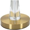 Stolná lampa Mauro Ferretti Kristal E27 Ø 30x56 cm zlatá biela