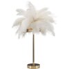 Mauro Ferretti stolová lampa palma 2 svetlá E14 Ø 40x55 cm biela zlatá