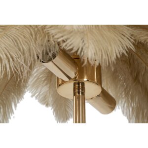 Mauro Ferretti stolová lampa palma 2 svetlá E14 Ø 55x60 cm ťavia zlatá