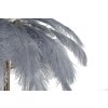 Mauro Ferretti stolová lampa palma 2 svetlá E14 Ø 55x60 cm sivá zlatá