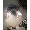 Mauro Ferretti stolová lampa palma 2 svetlá E14 Ø 55x60 cm sivá zlatá