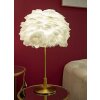 Mauro Ferretti stolná lampa guľová pružina E27 Ø 30x50 cm zlatá biela