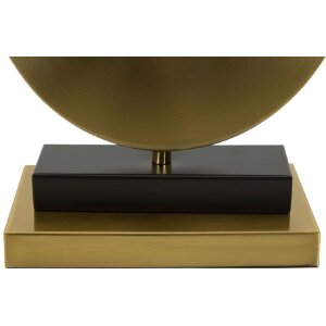 Stolná lampa Mauro Ferretti Coin E270 Ø 30x53 cm zlatá biela