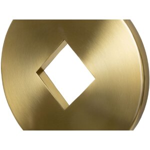 Stolná lampa Mauro Ferretti Coin E270 Ø 30x53 cm zlatá biela