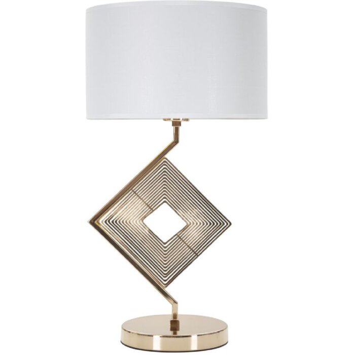 Mauro Ferretti Move stolová lampa E27 Ø 30x56 cm zlatá biela