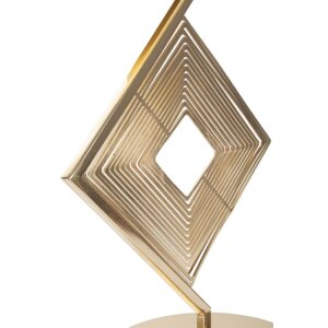 Mauro Ferretti Move stolová lampa E27 Ø 30x56 cm zlatá biela
