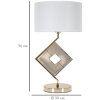 Mauro Ferretti Move stolová lampa E27 Ø 30x56 cm zlatá biela