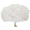 Stolná lampa Mauro Ferretti slim E27 Ø 40x63 cm biela zlatá