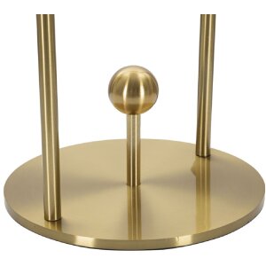 Stolná lampa Mauro Ferretti Glamy Arc E14 Ø 21x47 cm zlatá biela