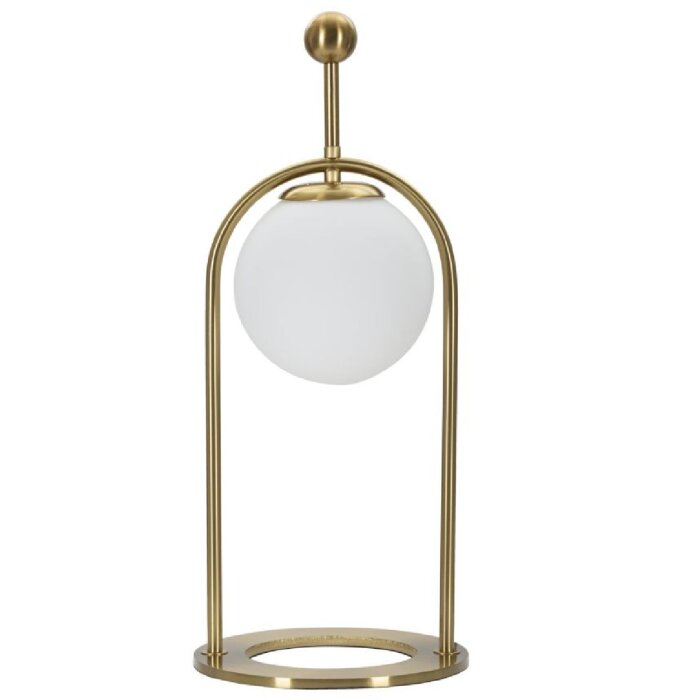 Stolná lampa Mauro Ferretti Glamy Arc E14 Ø 21x50 cm zlatá biela