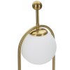 Stolná lampa Mauro Ferretti Glamy Arc E14 Ø 21x50 cm zlatá biela