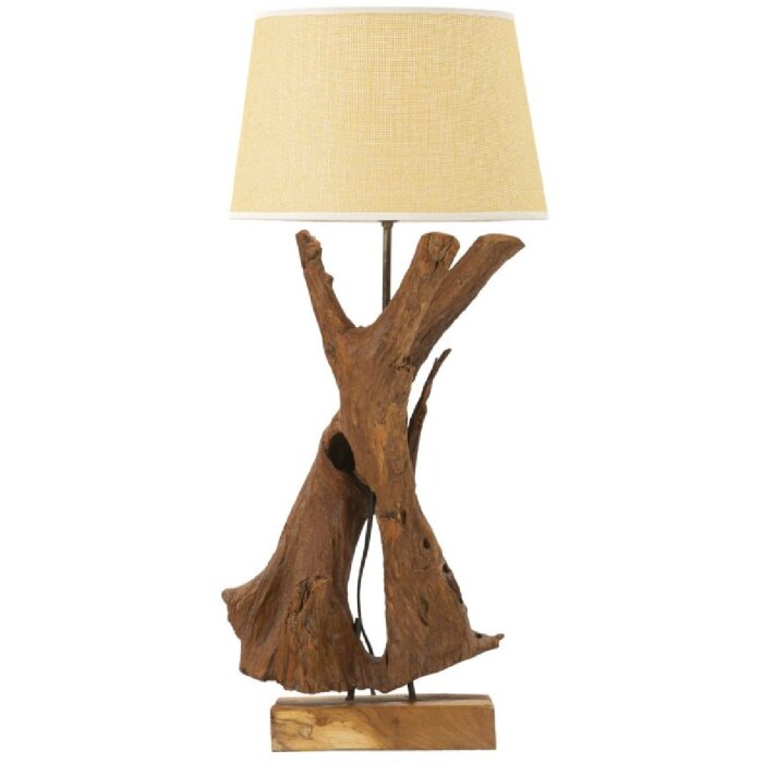 Stolná lampa Mauro Ferretti Tavolo E27 Ø 35x80 cm hnedá