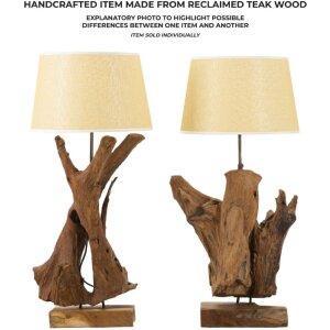 Stolná lampa Mauro Ferretti Tavolo E27 Ø 35x80 cm hnedá