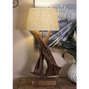 Stolná lampa Mauro Ferretti Tavolo E27 Ø 35x80 cm hnedá