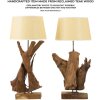 Stolná lampa Mauro Ferretti Tavolo E27 Ø 35x80 cm hnedá