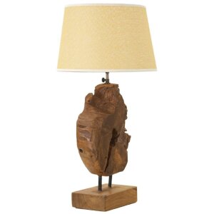 Stolná lampa Mauro Ferretti Kepala E27 Ø 35x69 cm hnedá