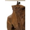 Stolná lampa Mauro Ferretti Kepala E27 Ø 35x69 cm hnedá