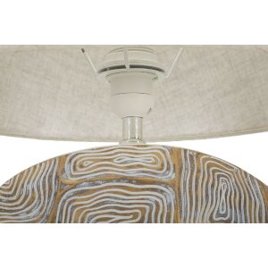 Stolná lampa Mauro Ferretti Eklipsen E27 Ø 38x64 cm zlatá biela