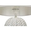 Mauro Ferretti stolová lampa list E27 Ø 35x65 cm biela zlatá