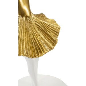Mauro Ferretti stolová lampa tanečník E27 Ø 28x64 cm zlatá biela
