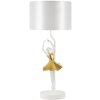 Mauro Ferretti stolová lampa tanečník E27 Ø 28x64 cm zlatá biela