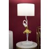 Mauro Ferretti stolová lampa tanečník E27 Ø 28x64 cm zlatá biela