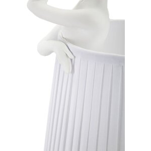 Stolná lampa Mauro Ferretti Ballet E14 Ø 29x25x62,5 cm biela