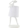 Stolná lampa Mauro Ferretti Ballet E14 Ø 29x25x62,5 cm biela