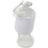 Stolná lampa Mauro Ferretti Ballet E14 Ø 29x25x62,5 cm biela