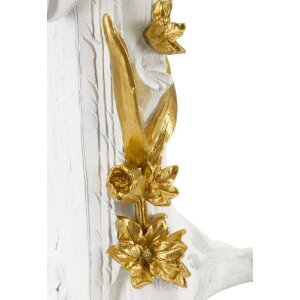 Mauro Ferretti stolová lampa papagáj E27 20x20x50,5 cm biele zlato