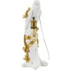 Mauro Ferretti stolová lampa papagáj E27 20x20x50,5 cm biele zlato