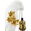 Mauro Ferretti stolová lampa papagáj E27 20x20x50,5 cm biele zlato