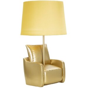 Stolná lampa Mauro Ferretti z polovice storočia E27 26x46 cm zlatá