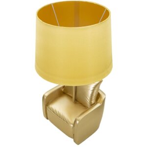 Stolná lampa Mauro Ferretti z polovice storočia E27 26x46 cm zlatá