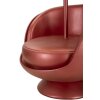 Stolná lampa Mauro Ferretti z polovice storočia E27 26x43 cm červená
