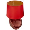 Stolná lampa Mauro Ferretti z polovice storočia E27 26x43 cm červená