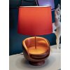 Stolná lampa Mauro Ferretti z polovice storočia E27 26x43 cm červená