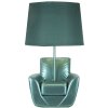 Stolná lampa Mauro Ferretti z polovice storočia E27 26x43 cm tyrkysová