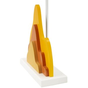 Mauro Ferretti stolná lampa Color E27 30x57 cm žltá