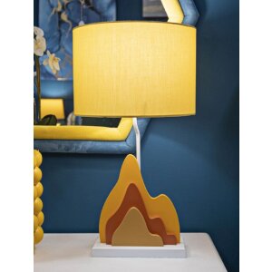 Mauro Ferretti stolná lampa Color E27 30x57 cm žltá