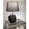 Mauro Ferretti stolná lampa Tribal E27 30,5x46 cm hnedá zlatá