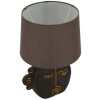 Mauro Ferretti Stolná lampa Tribal E27 27,5x39,5 cm hnedá zlatá