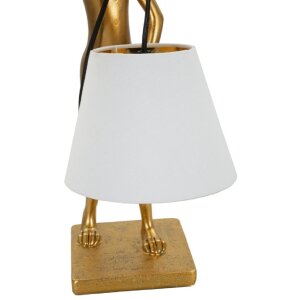 Mauro Ferretti stolná lampa Králičia rodina zlatá biela 26x16x47 cm