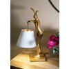 Mauro Ferretti stolná lampa Králičia rodina zlatá biela 26x16x47 cm