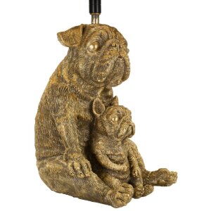 Mauro Ferretti stolná lampa pes Ø 26x43,8 cm zlatá čierna